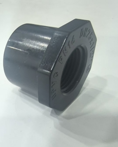 Reducing bush 32od x 1/2"fm short w/octagon PVC NP16